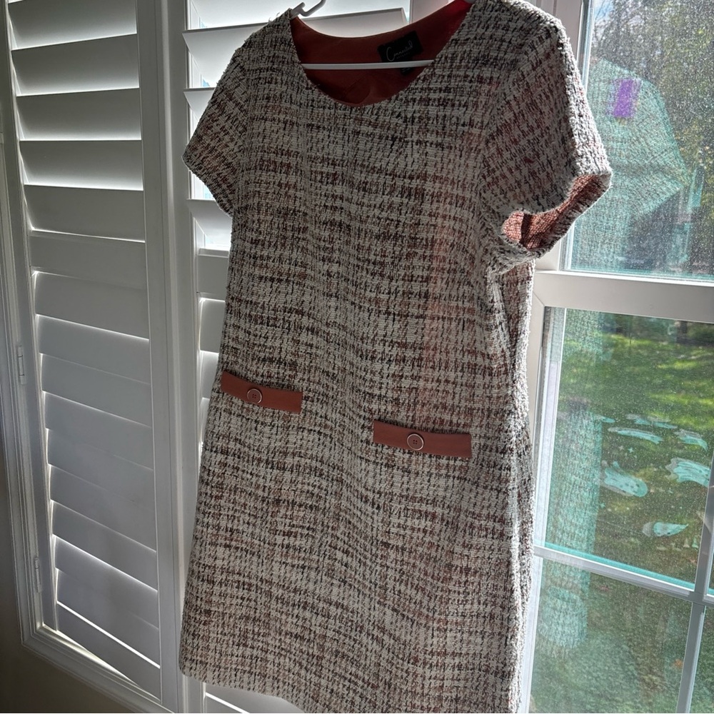 Connected Apparel Multicolor Tweed Jacket
